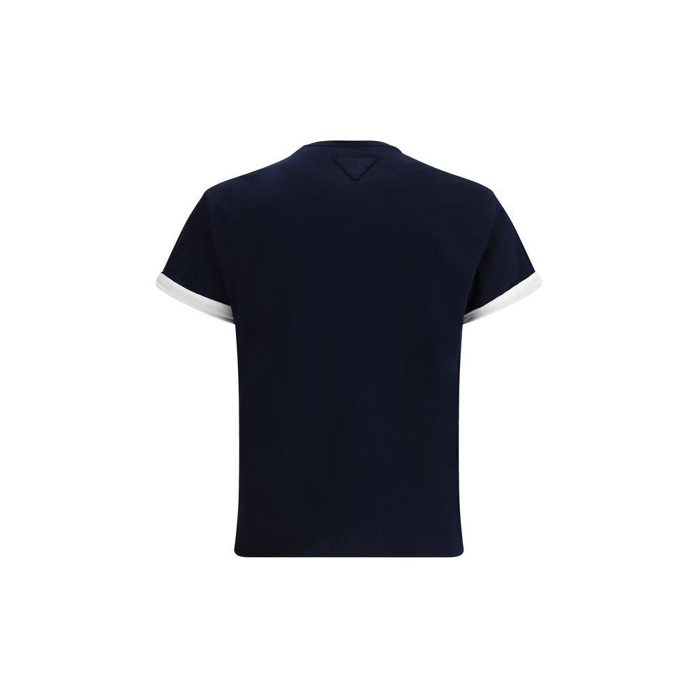 Prada Weißes Baumwoll-T-Shirt