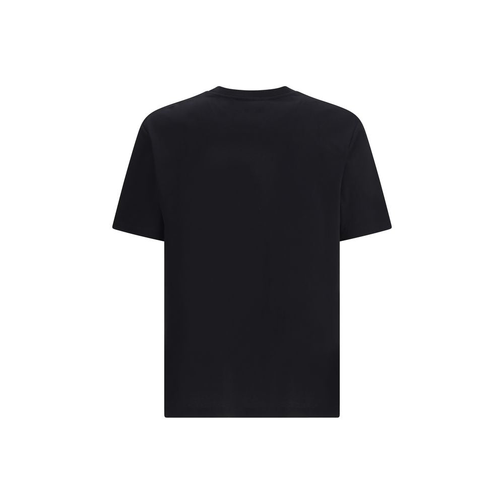 Balmain Schwarzes Baumwoll-T-Shirt