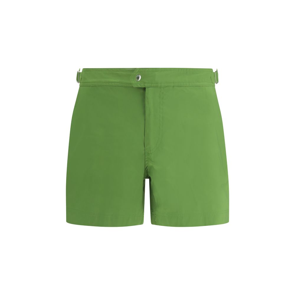 Tom Ford Bicolor Polyester Badehose