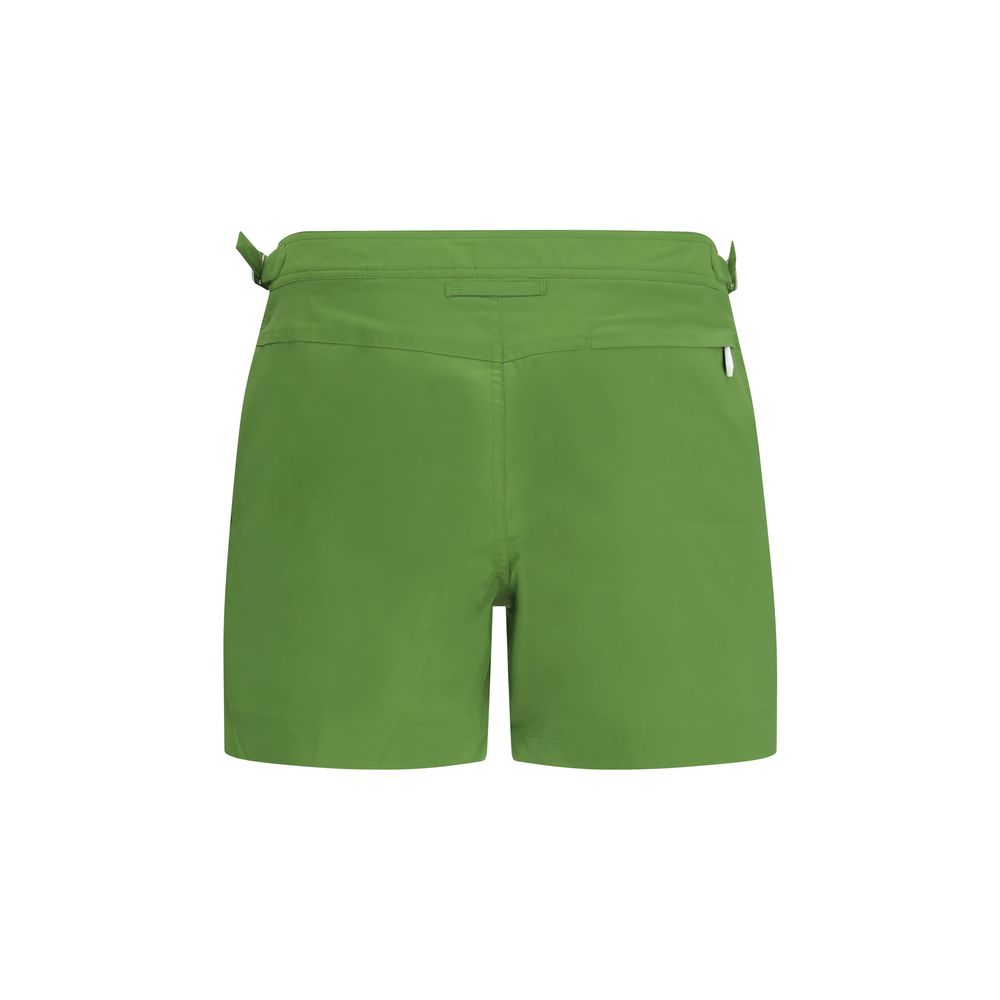 Tom Ford Bicolor Polyester Badehose
